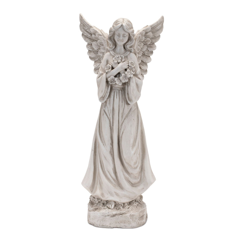 Floral Angel Statue (Set of 3)