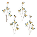 Melrose Butterfly Twig Spray (Set of 4)