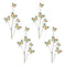 Melrose Butterfly Twig Spray (Set of 4)