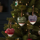 Melrose Sentiment Heart Ornament (Set of 12)