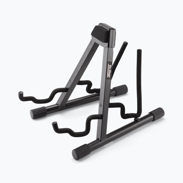 On‑Stage GS7462DB Professional Double A‑Frame Guitar Stand Black
