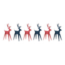 Melrose Modern Metal Deer Figurine (Set of 6)