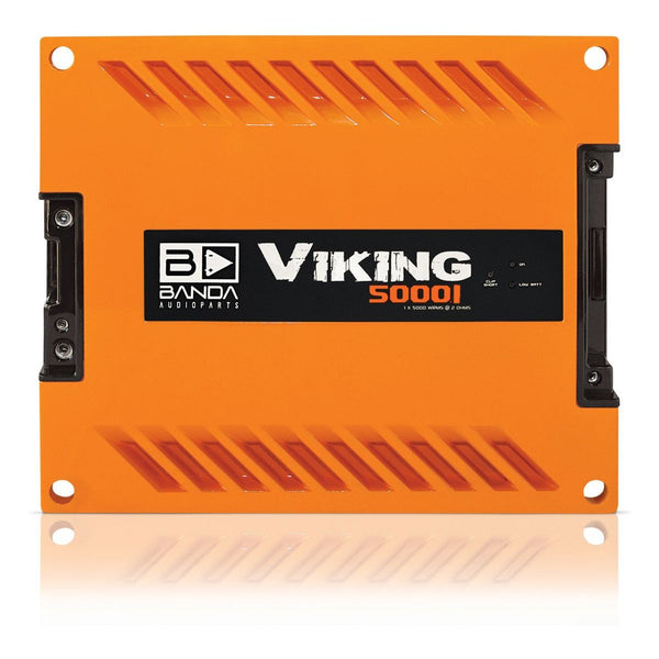 Banda Viking 5000.1 Orange 5000 Watt Mono 1-Ohm Car Amplifier