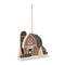 Melrose Glittered Barn Ornament (Set of 6)