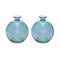 Melrose Glass Bubble Vase (Set of 2)