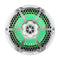 DS18 NXL8MWH 8" Marine Speakers with RGB LED Lights - White (Pair)