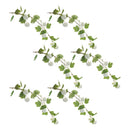 Melrose Hanging Snowball Floral Branch (Set of 6)