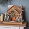 Melrose Vintage Ski Lodge Lighted Display 14.25"H
