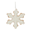 Melrose Ceramic Star and Snowflake Ornament (Set of 6)