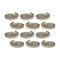 Melrose Champagne Glitter Rope Ribbon (Set of 12 Rolls)