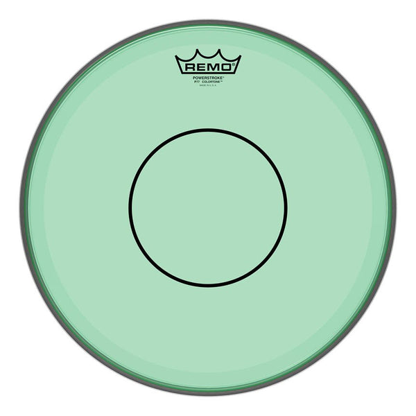 Remo 14" Powerstroke 77 Colortone Green Snare Batter Drumhead P7-0314-CT-GN