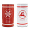 Melrose Metal Holiday Floor Vase (Set of 2)