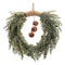 Melrose Glittered Pine with Sleigh Bell Wreath 22"D