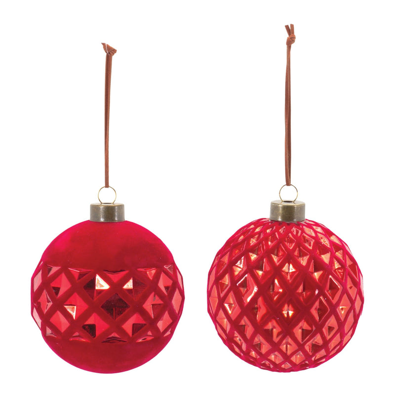 Harlequin Glass Ball Ornament (Set of 12)