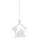 Melrose Clear Acrylic Nativity Ornament (Set of 4)