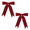 Melrose Red Holiday Bow (Set of 2)