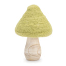 Melrose Felt Wood Mushroom Decor (Set of 24) Multi Home Accent Figurine