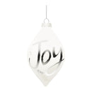 Melrose Frosted Glass Joy Ornament (Set of 6)
