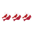 Melrose Glass Cardinal Bird Ornament (Set of 6)