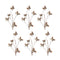 Melrose Blue and Orange Wire Butterfly Spray (Set of 6)