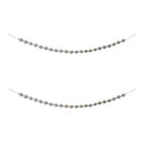 Melrose Fabric Ball String Garland (Set of 2)