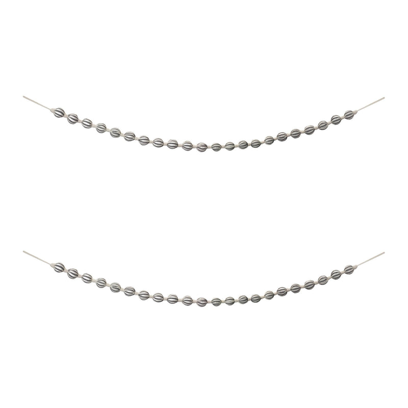 Melrose Fabric Ball String Garland (Set of 2)