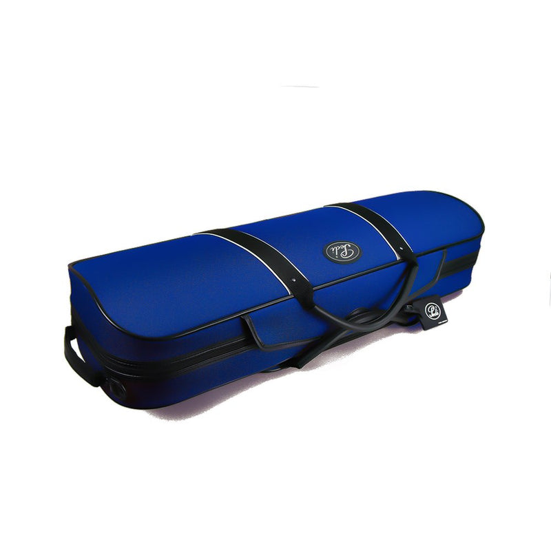 Pedi NiteFlash Violin Case 4/4 Blue/Grey w/ Steel-Shield & Reflective Strips