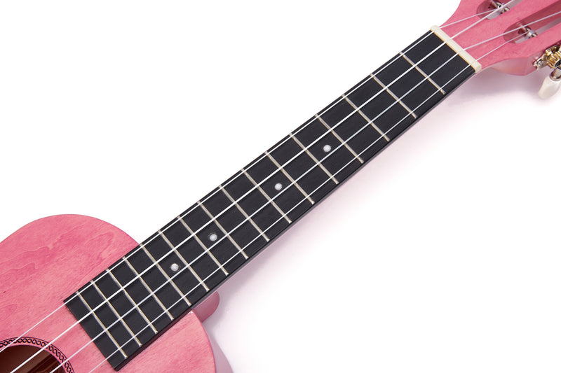 Mahalo Island Series Concert Ukulele - Coral Pink ML2CP-U