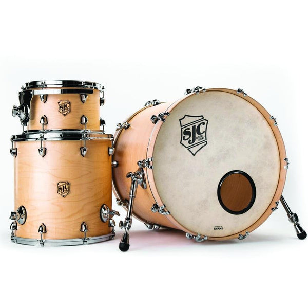 SJC Drums Tour Series 3 Piece Maple Shell Pack, 8"x12", 16"x16", 18"x22"