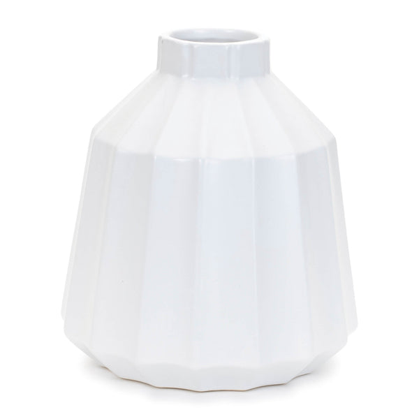 Melrose Ribbed Ceramic Vase (Set of 2)