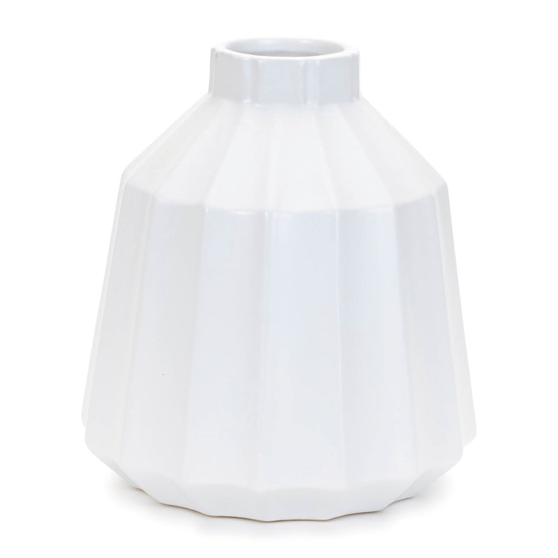 Melrose Ribbed Ceramic Vase (Set of 2)
