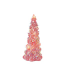 Melrose LED Tree with Rainbow Pearl Ornaments (Set of 3)