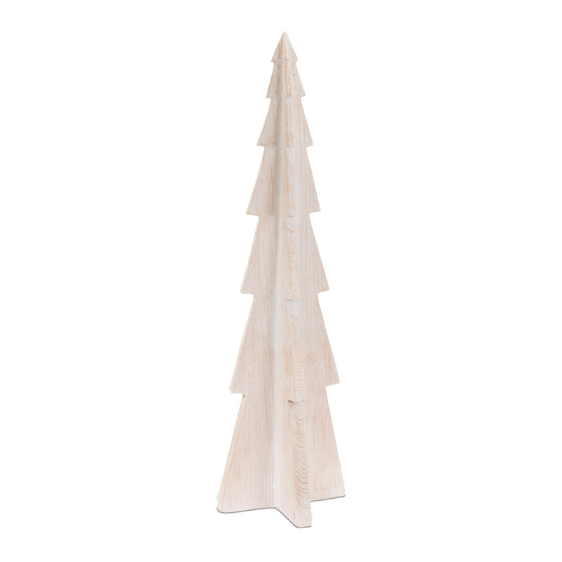 Melrose Whitewashed Resin Tree 50"H