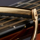 G7th Heritage Series Style 3 Wide 18Kt Gold Finish Capo - G7HTGG3WG