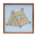 Melrose Wood Adventure Wall Frames, Rustic, Wood