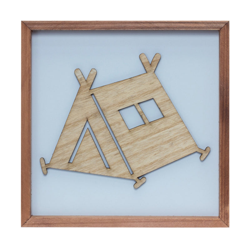 Melrose Wood Adventure Wall Frames, Rustic, Wood