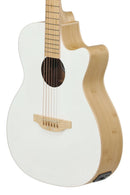 Ovation Applause Jump Acoustic Electric Blank Canvas Satin White AEO-69-5S