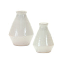 Melrose Modern Terra Cotta Tapered Vase (Set of 2)