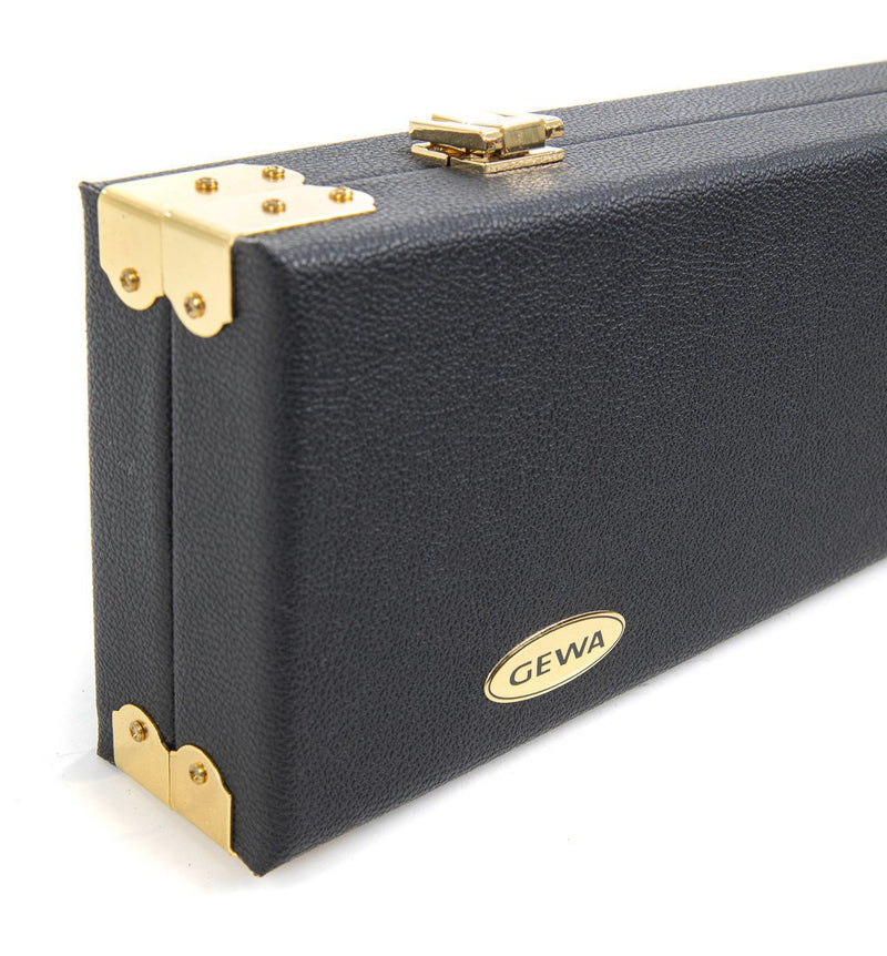 GEWA Maestro Bass Bow Case - Fits 2 German/French Bows, Black/Green