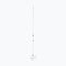 On‑Stage MS7201QTRW White Quarter‑Turn Round‑Base Mic Stand 34″–60″