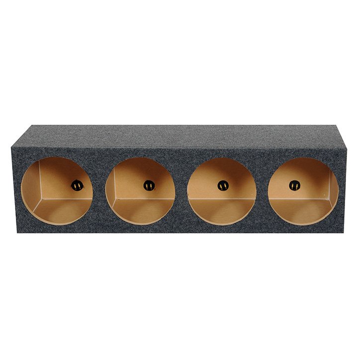 QPower Quad Sealed Sub Box QHD124HOLE