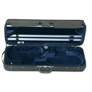 GEWA Concerto Double Violin Case 4/4 Black/Blue with Padded Suspension