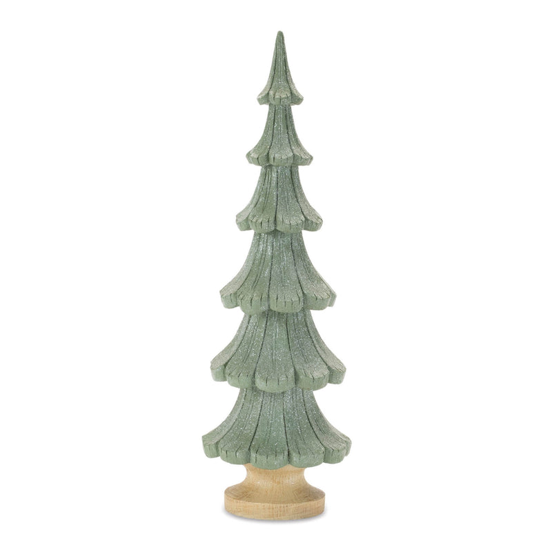 Melrose Glittered Pine Tree (Set of 3)