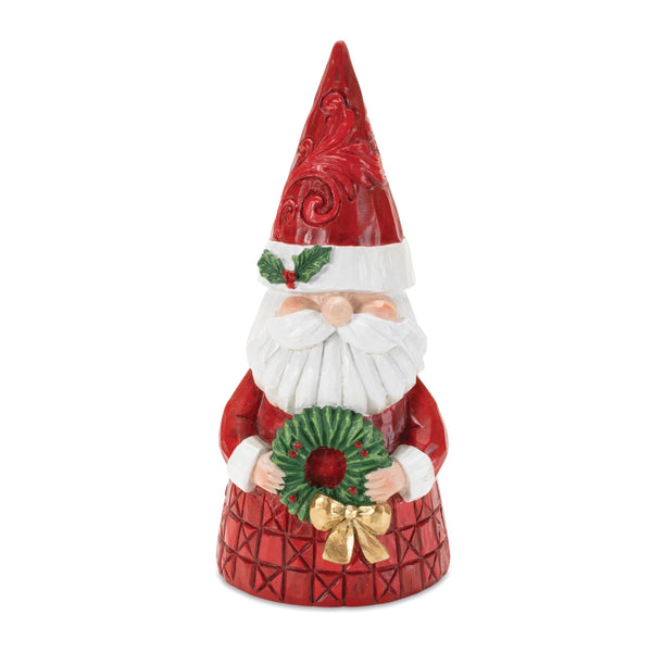Melrose Holiday Santa Figurine 8.5"H