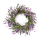 Melrose Mixed Lavender Floral Wreath 20"D