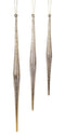Melrose Gold and Silver Ombre Drop Ornament (Set of 6)