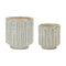Melrose Distressed Clay Planter Set of 2 Planter