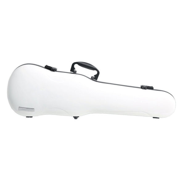 GEWA Air 1.7 4/4 Shaped White Violin Case w/ Thermoplast Shell & Velour Interior