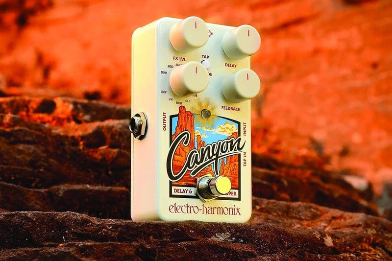 Electro-Harmonix Canyon Delay & Looper Pedal – 11 Modes, Tap Tempo