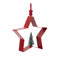 Melrose Star and Pine Tree Cookie Cutter Ornament (Set of 6)